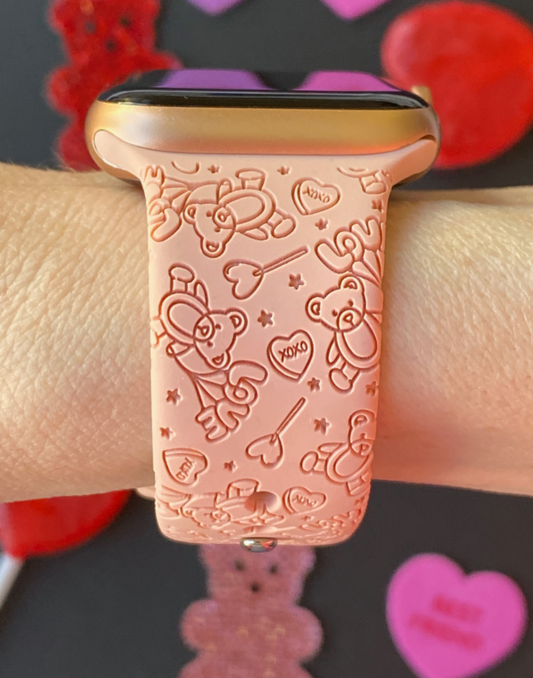 Valentine Love Bears Watch Band For Apple Watch