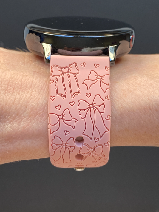 Valentine Bows 20mm Samsung Galaxy Watch Band