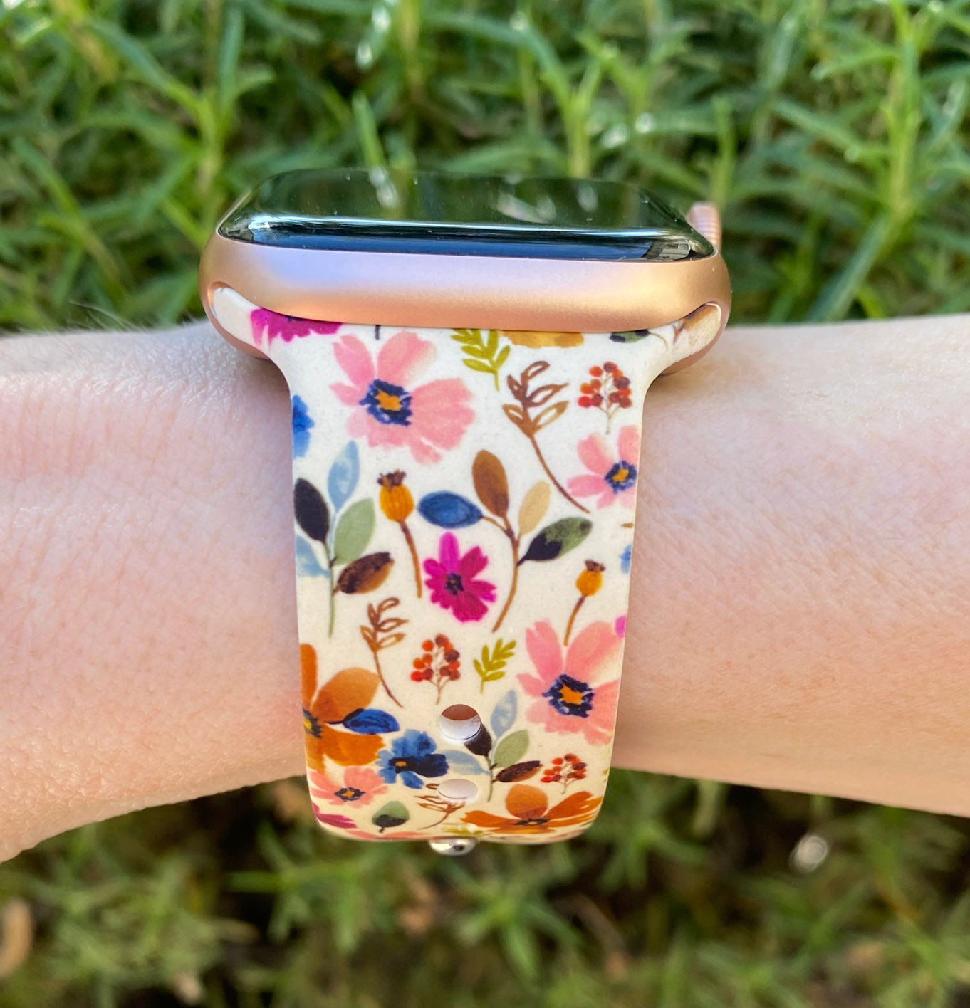 Vintage Floral Watch Band For Apple Watch