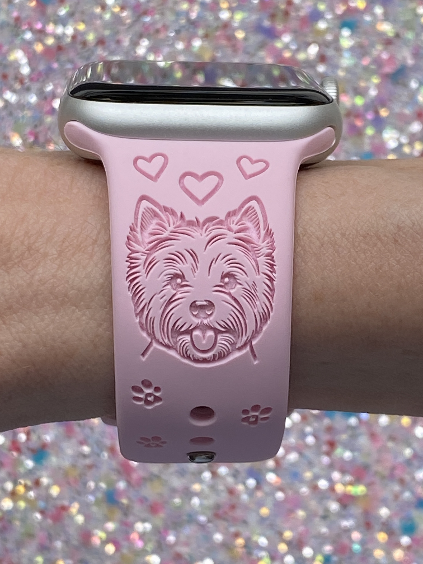 West Highland Terrier Westie Dog Watch Band For Apple Watch