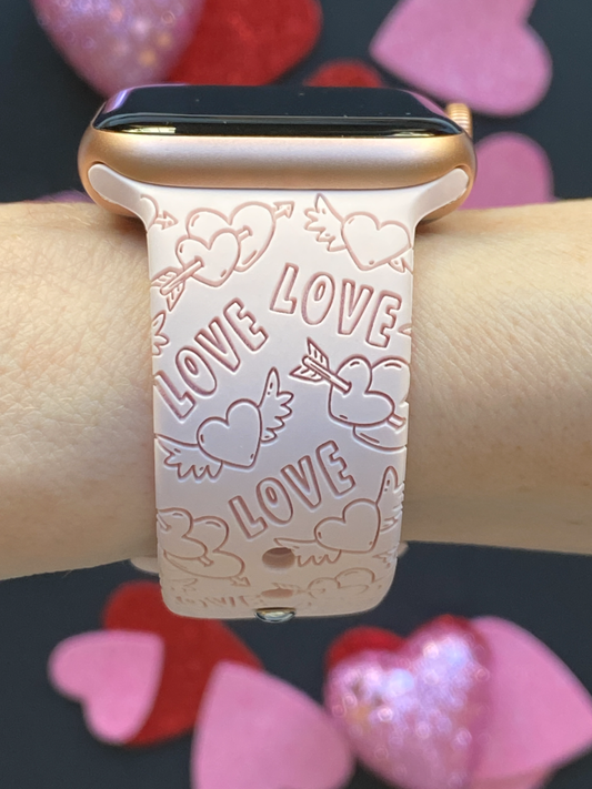 Love Hearts Watch Band For Apple Watch