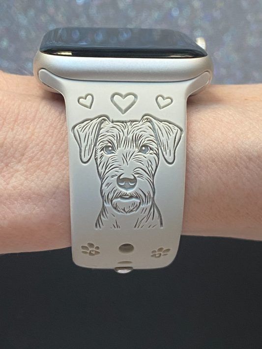 Wire Fox Terrier Dog Watch Band For Apple Watch