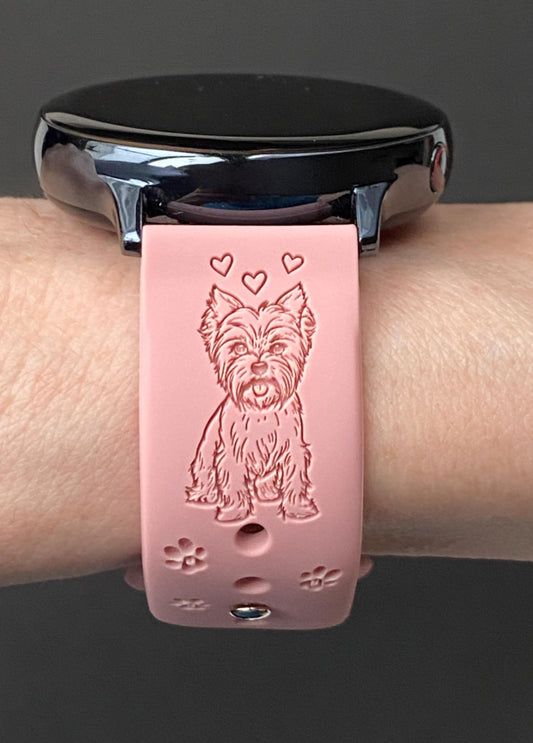 Yorkie Dog 20mm Samsung Galaxy Watch Band