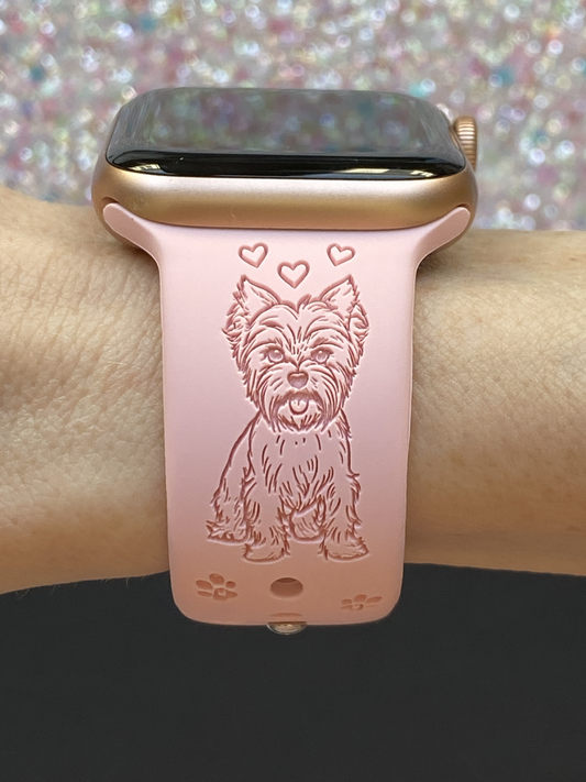 Cute Yorkie Watch Band For Apple Watch