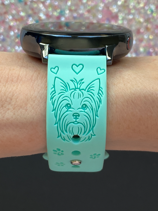 My Yorkie Dog Samsung Galaxy Watch Band