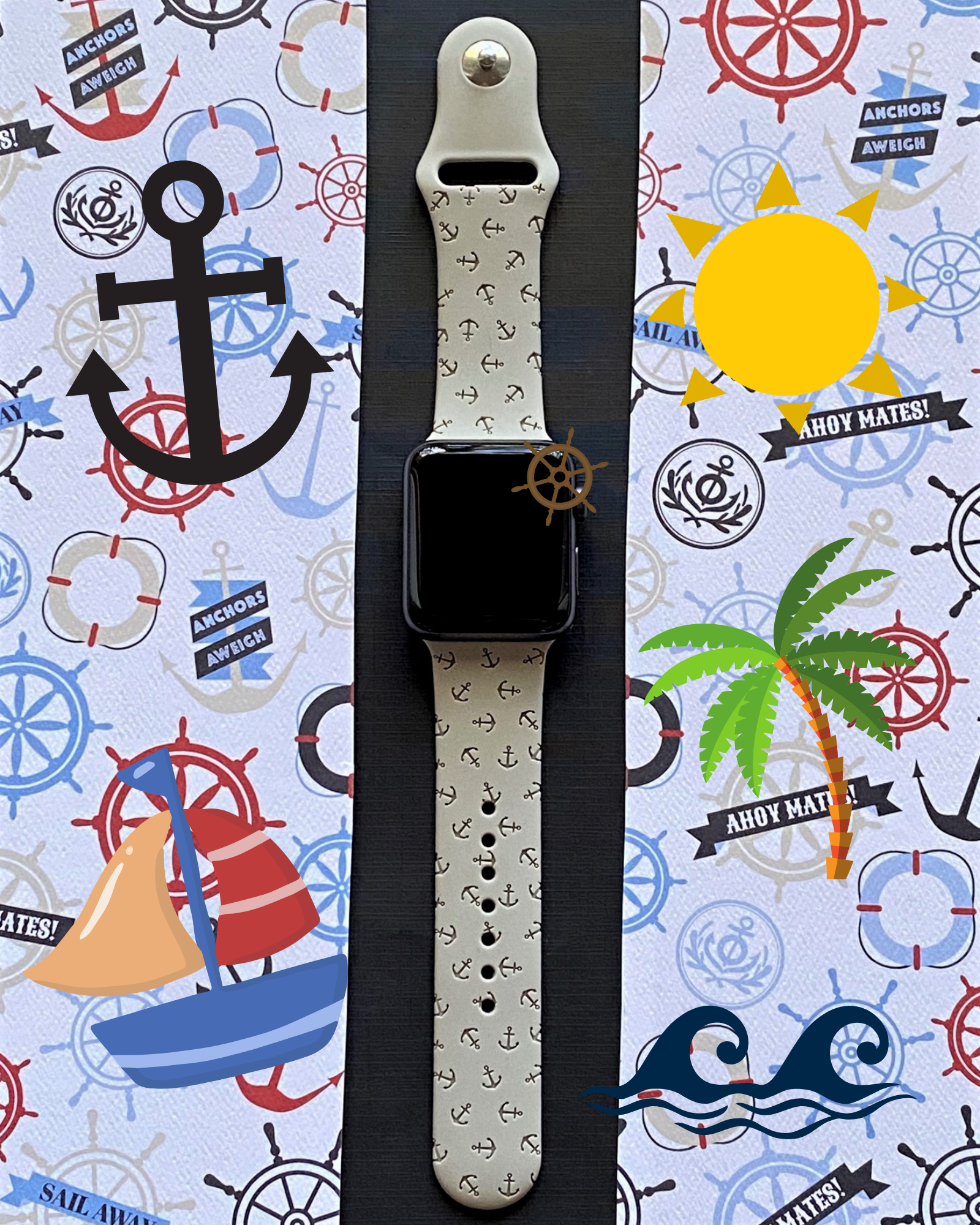 Nautical apple watch best sale band