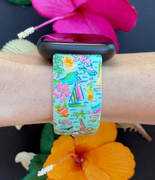 Bahamas Fitbit Versa 1/2 Watch Band