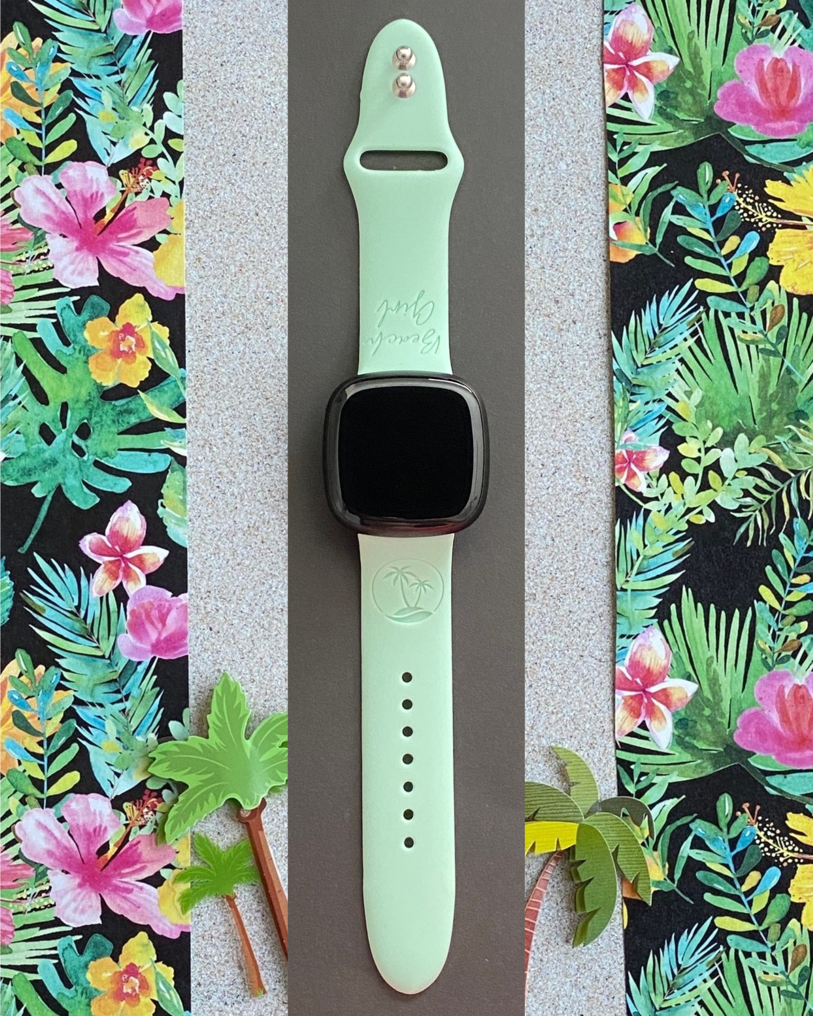 Beach Girl Fitbit Versa 3 Versa 4 Sense Sense 2 Watch Band Lux