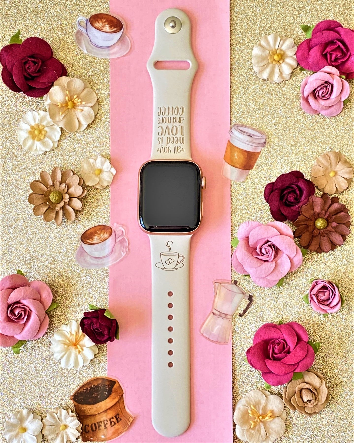 Coffee Love Watch Band For Apple Watch