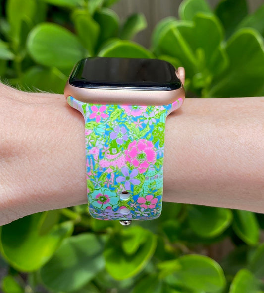 Floral Watch Band For Apple Watch