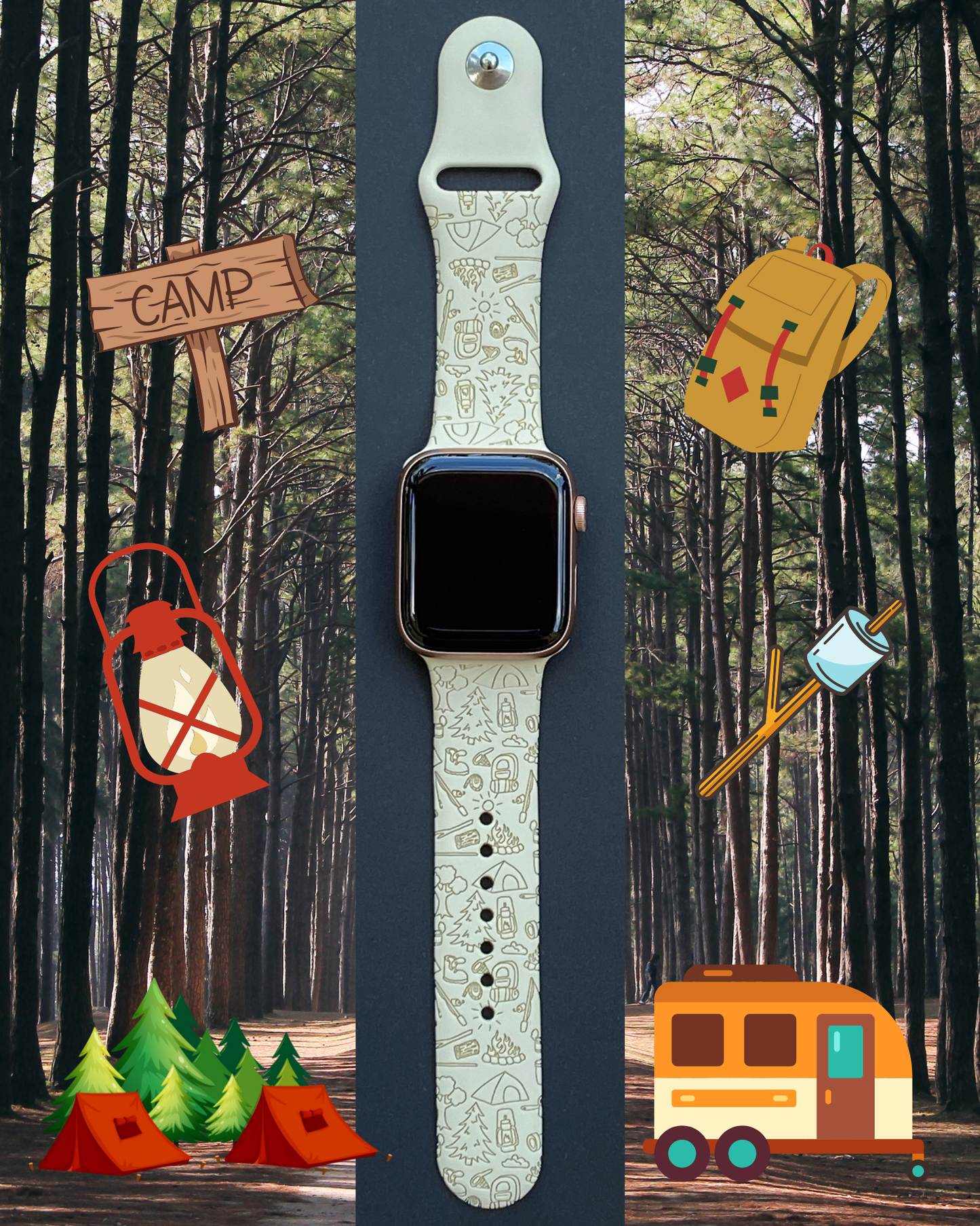 Camping Watch Band For Apple Watch
