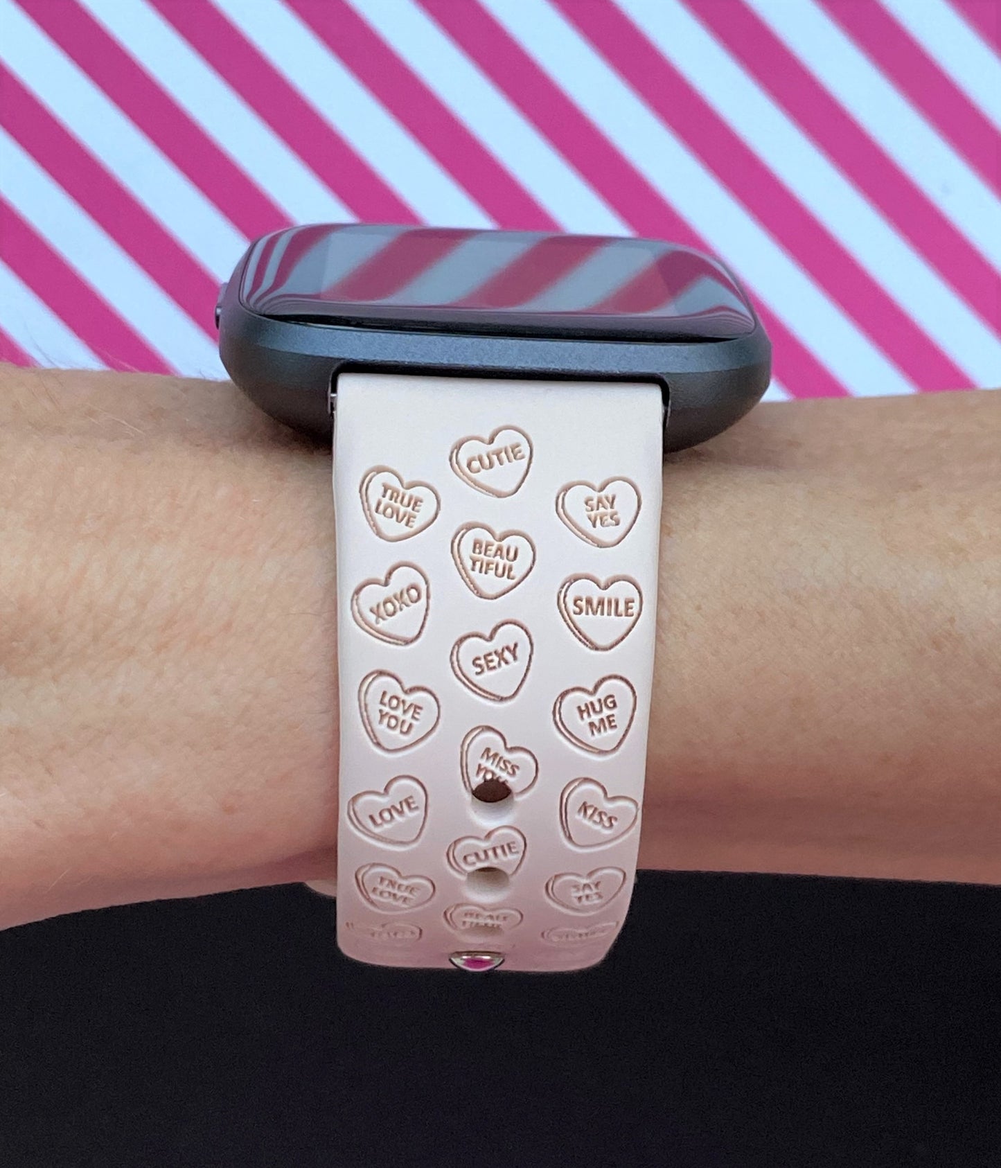 Candy Hearts Fitbit Versa 1/2 Watch Band