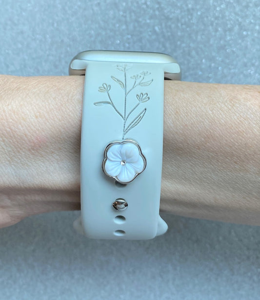 Flower Watch Charm