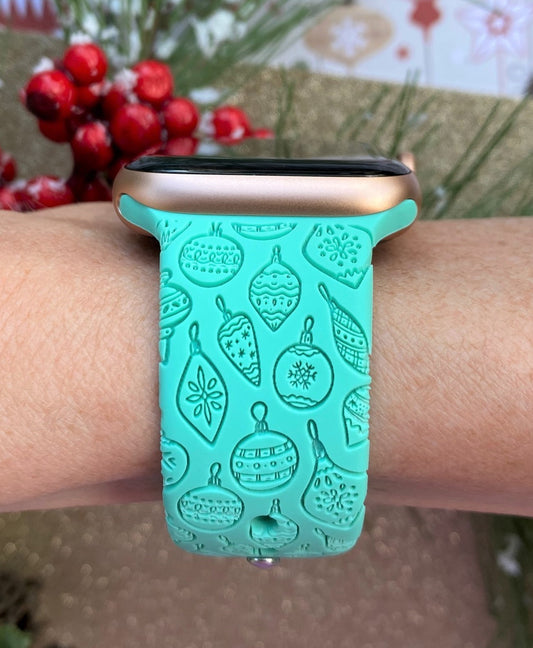 Christmas Tree Ornaments Watch Band For Apple Watch