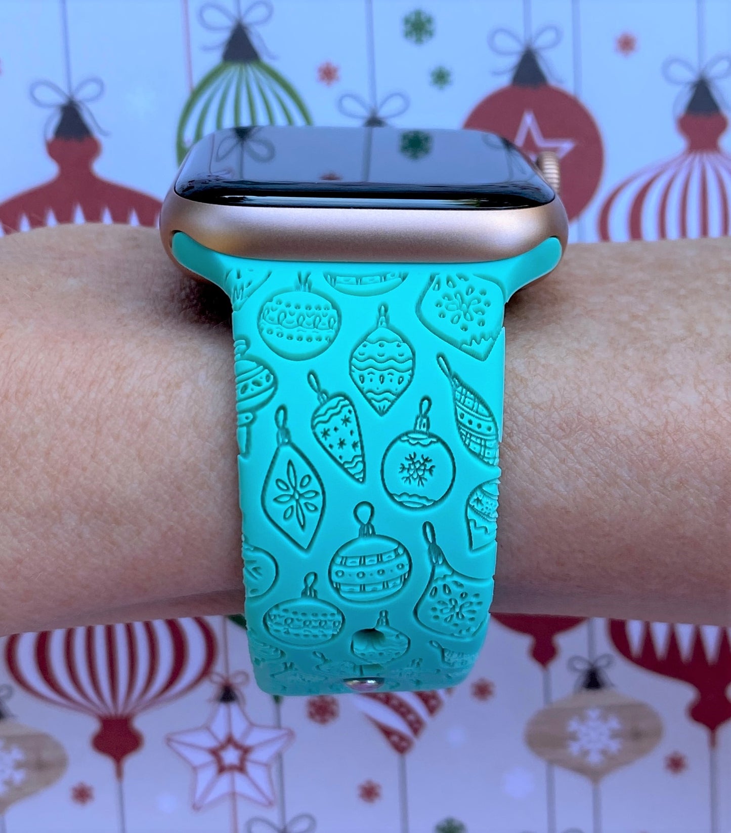 Christmas Tree Ornaments Watch Band For Apple Watch