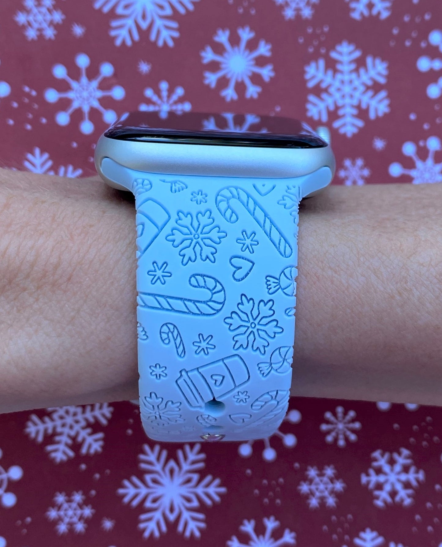 Candy Cane Apple Watch Band