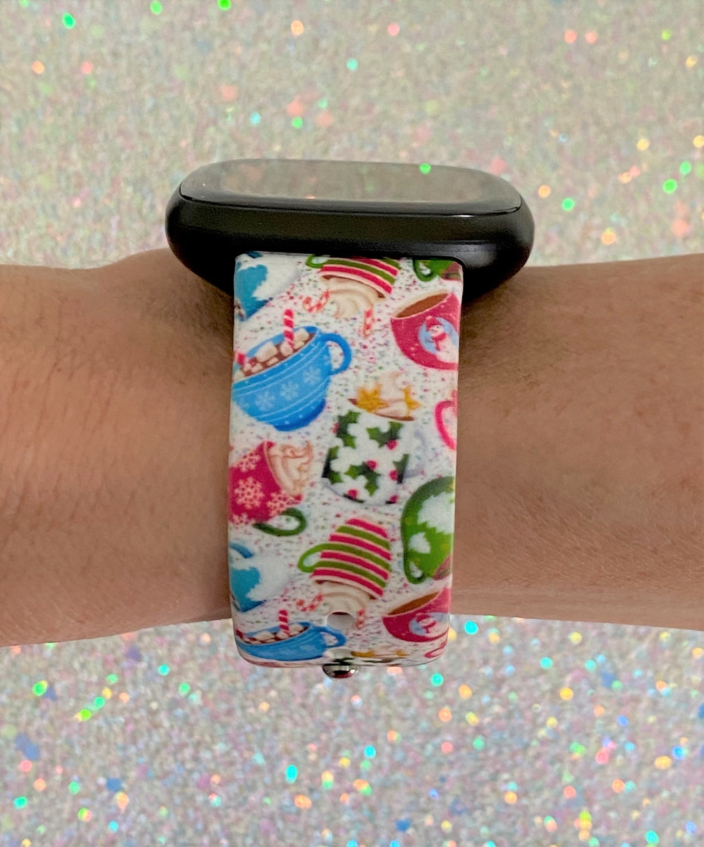 Coffee Lover Winter Fitbit Versa 3/Sense Watch Band