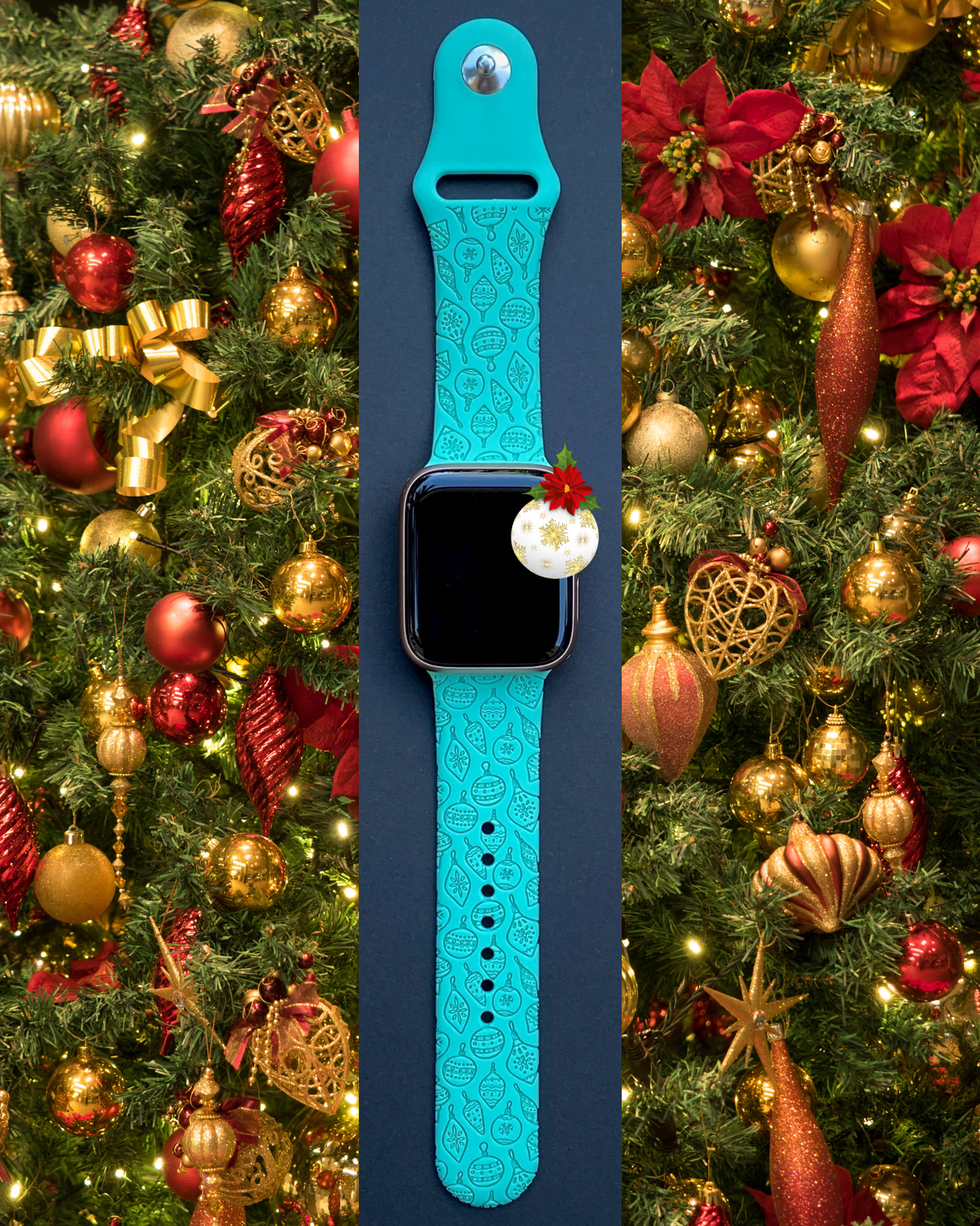 Christmas Tree Ornaments Watch Band For Apple Watch