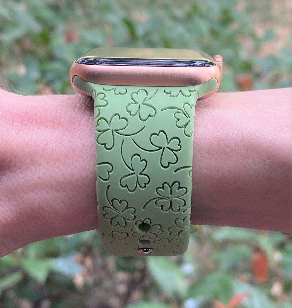 St Patty's Day Clover Watch Band For Apple Watch