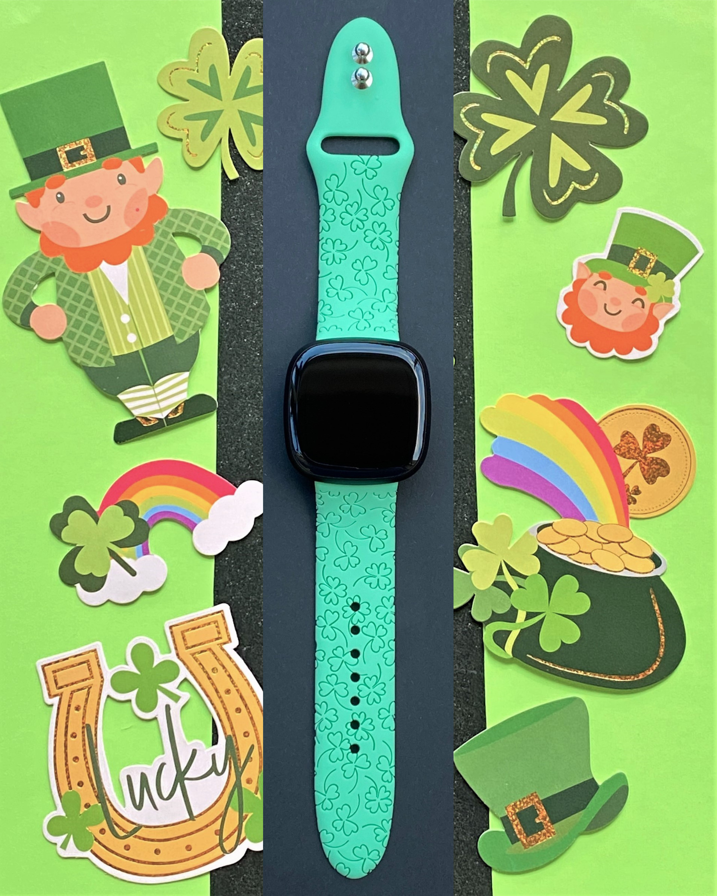 Clover Fitbit Versa 3/Versa 4/Sense/Sense 2 Watch Band