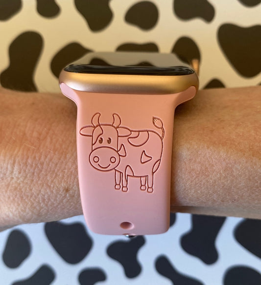 Cute Cow Watch Band For Apple Watch