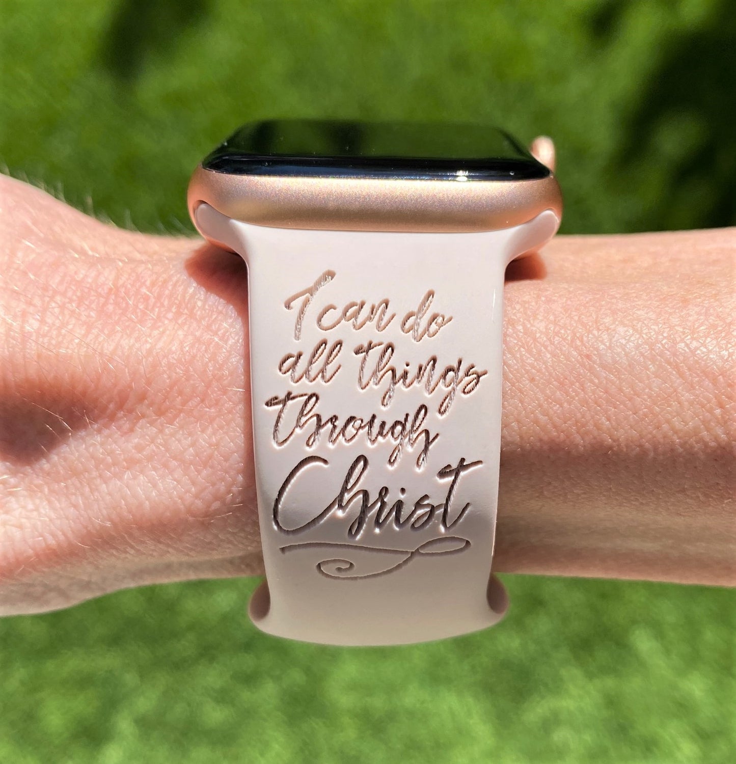 Cross and Verse Apple Watch Band