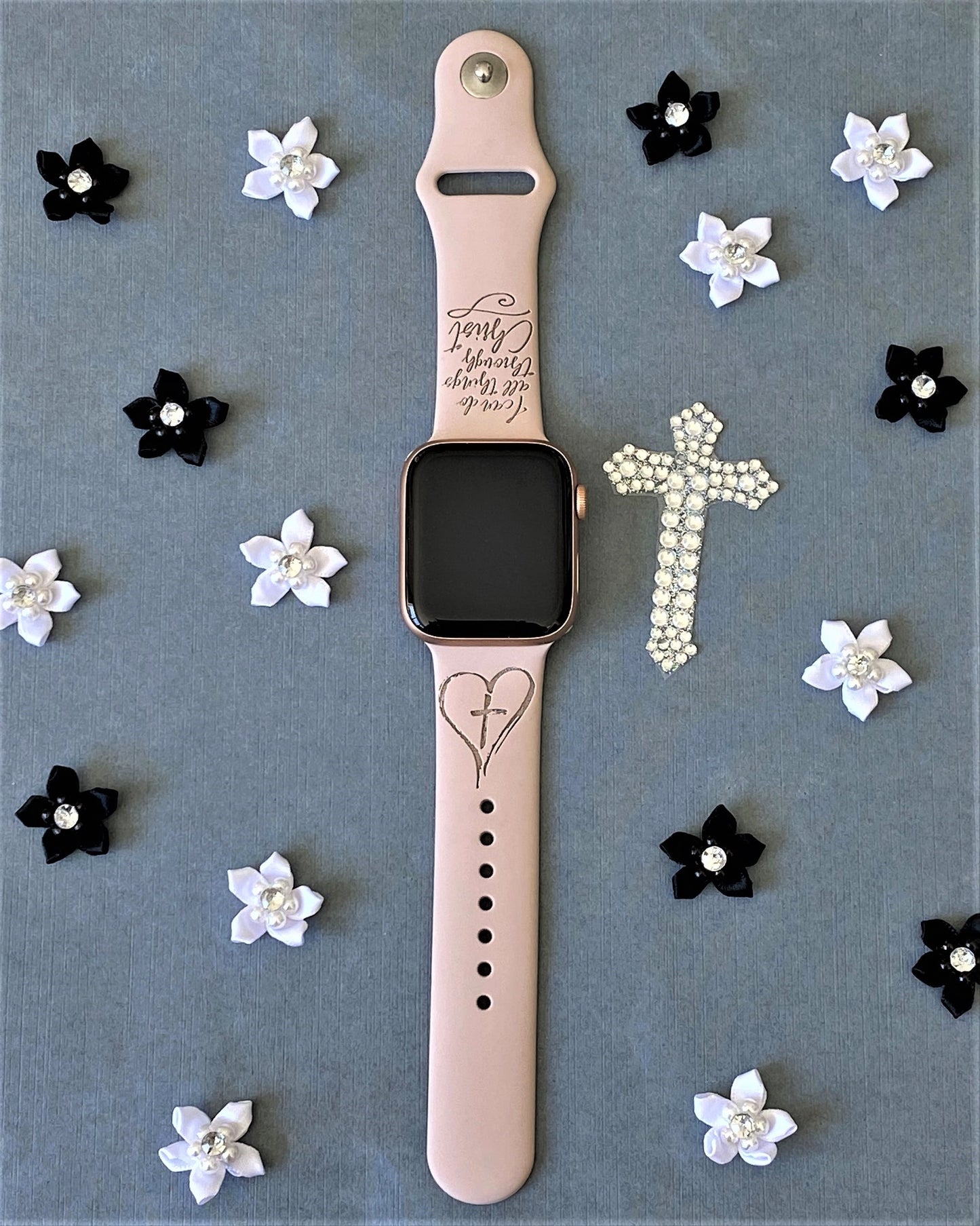 Cross and Verse Watch Band For Apple Watch