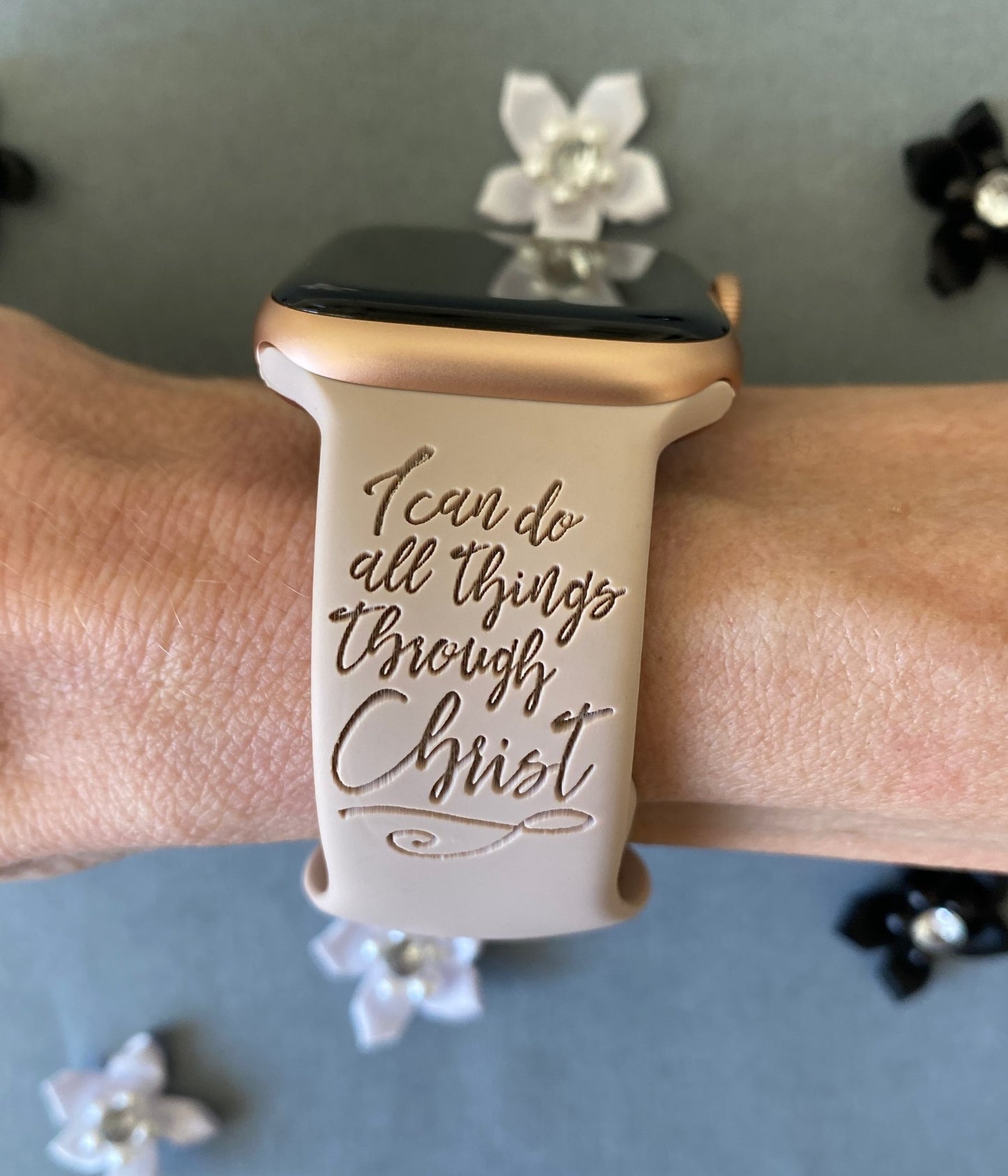 Cross and Verse Watch Band For Apple Watch
