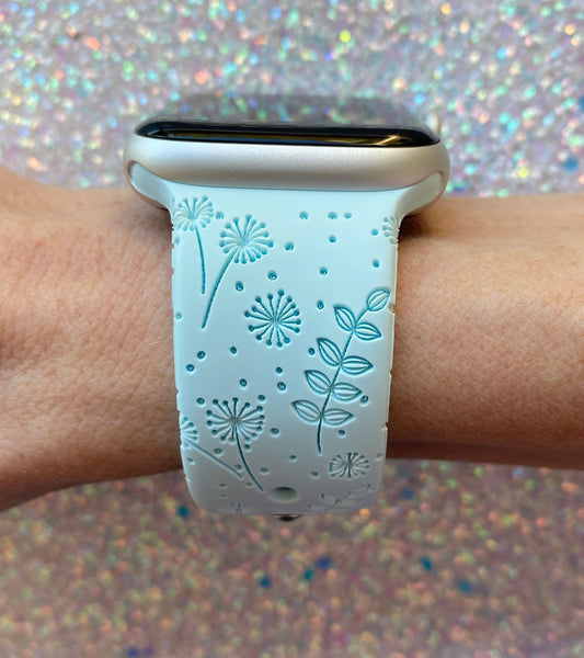 Dandelion and Leaf Watch Band For Apple Watch
