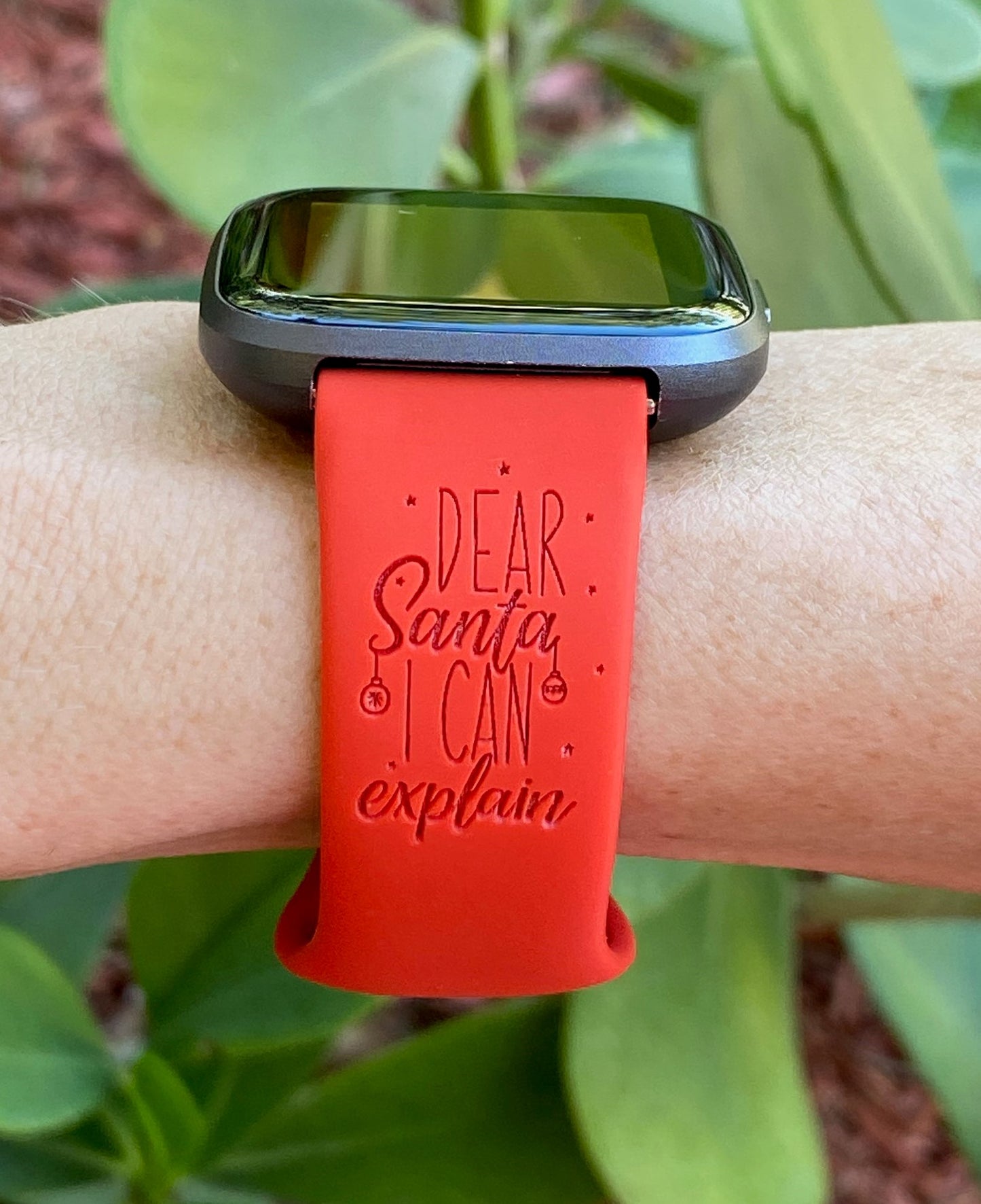 Dear Santa Fitbit Versa 1/2 Watch Band