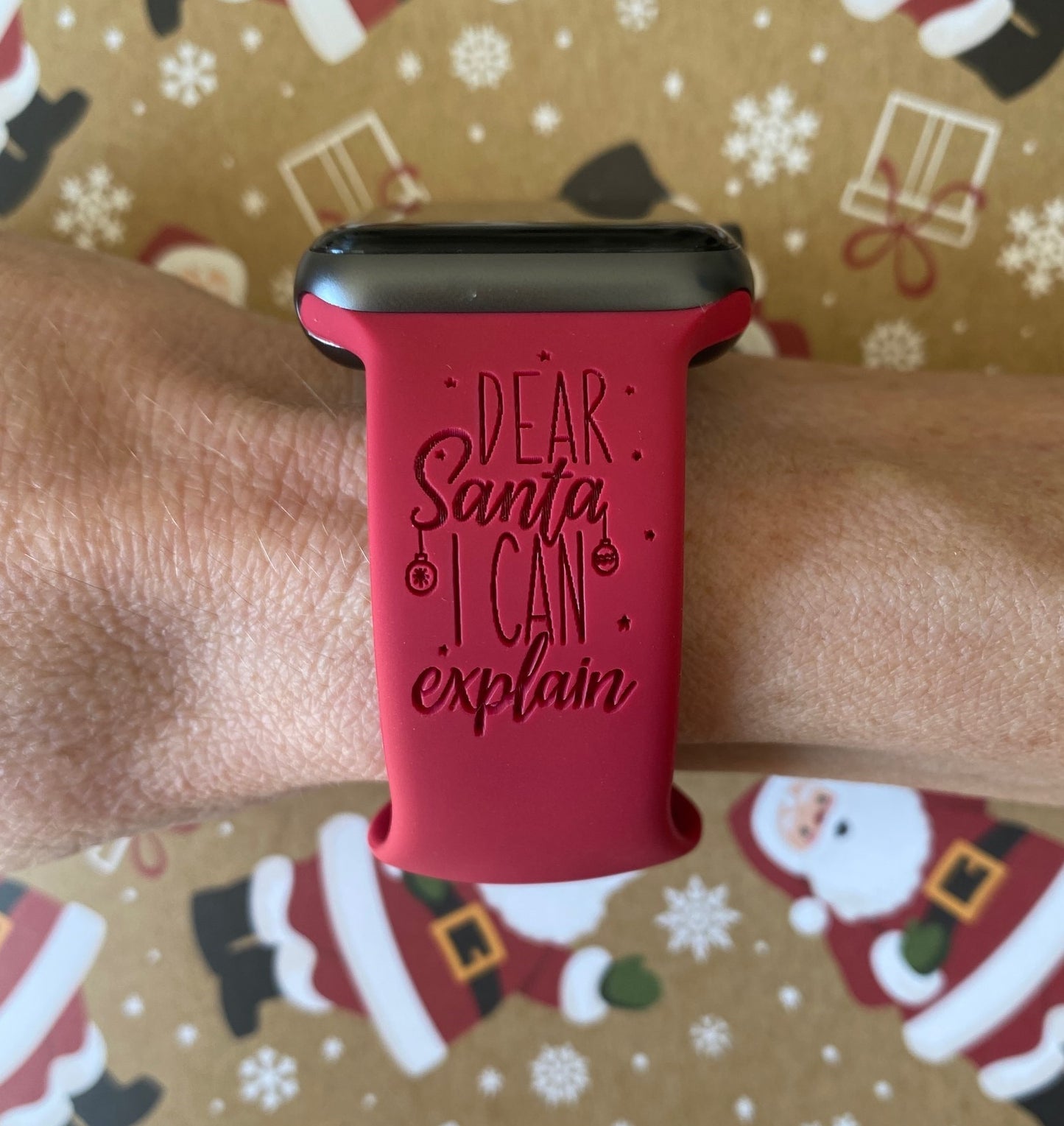 Dear Santa Christmas Watch Band For Apple Watch