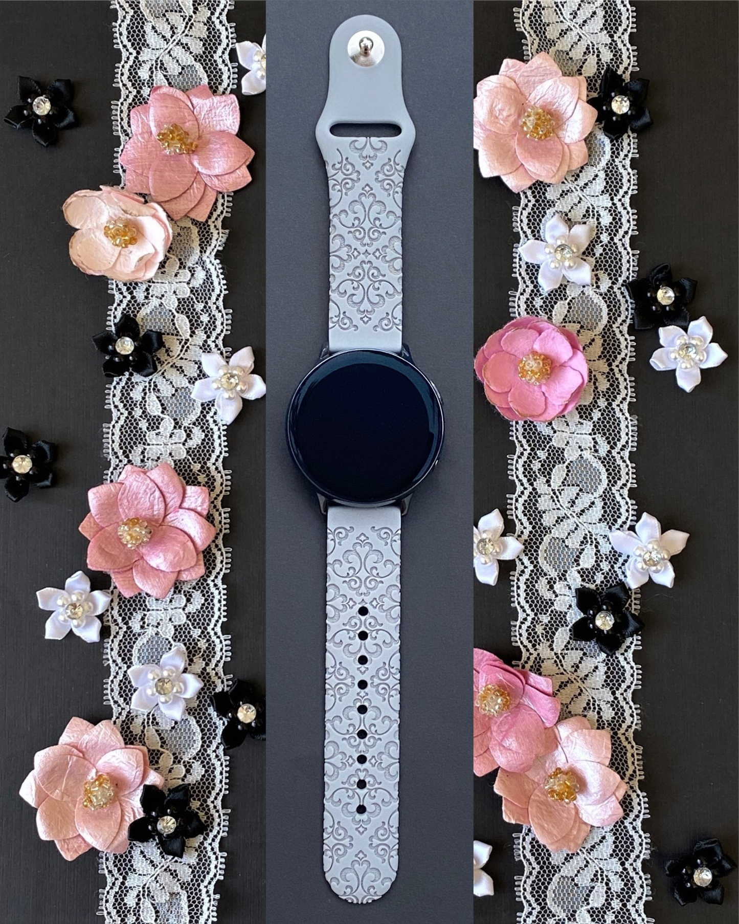 Elegant Lace 20mm Samsung Galaxy Watch Band