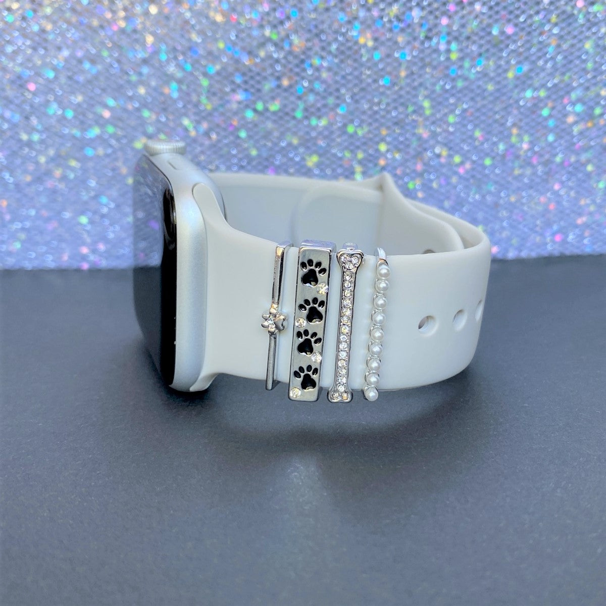 Silver Dog Lover Stackable Watch Charm