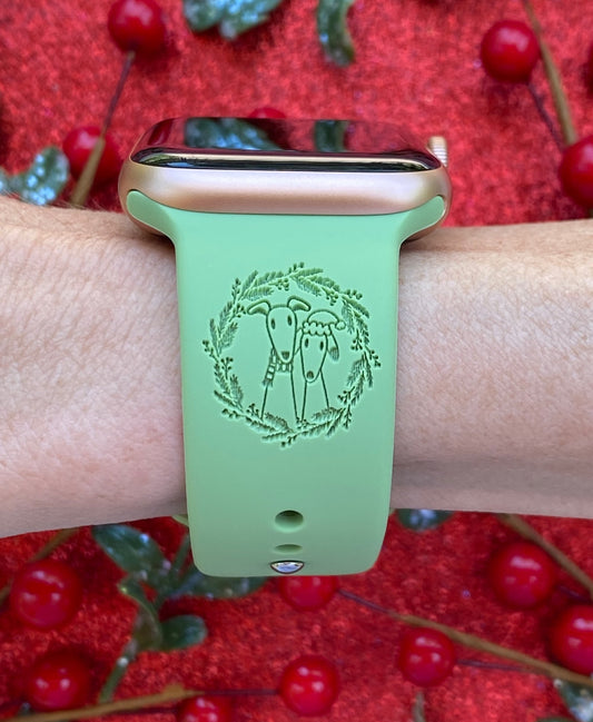 Christmas Dog Watch Band For Apple Watch