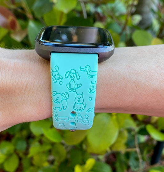 Dogs Fitbit Versa 1/2 Watch Band