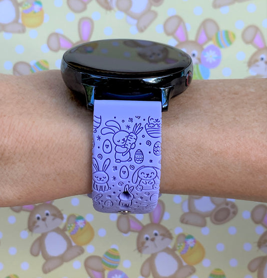 Easter Bunny 20mm Samsung Galaxy Watch Band