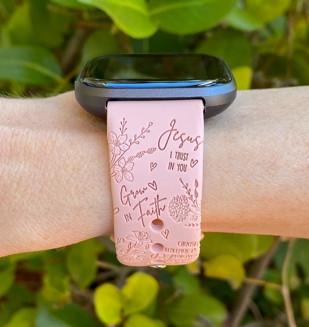 Faith Floral Fitbit Versa 1/2 Watch Band