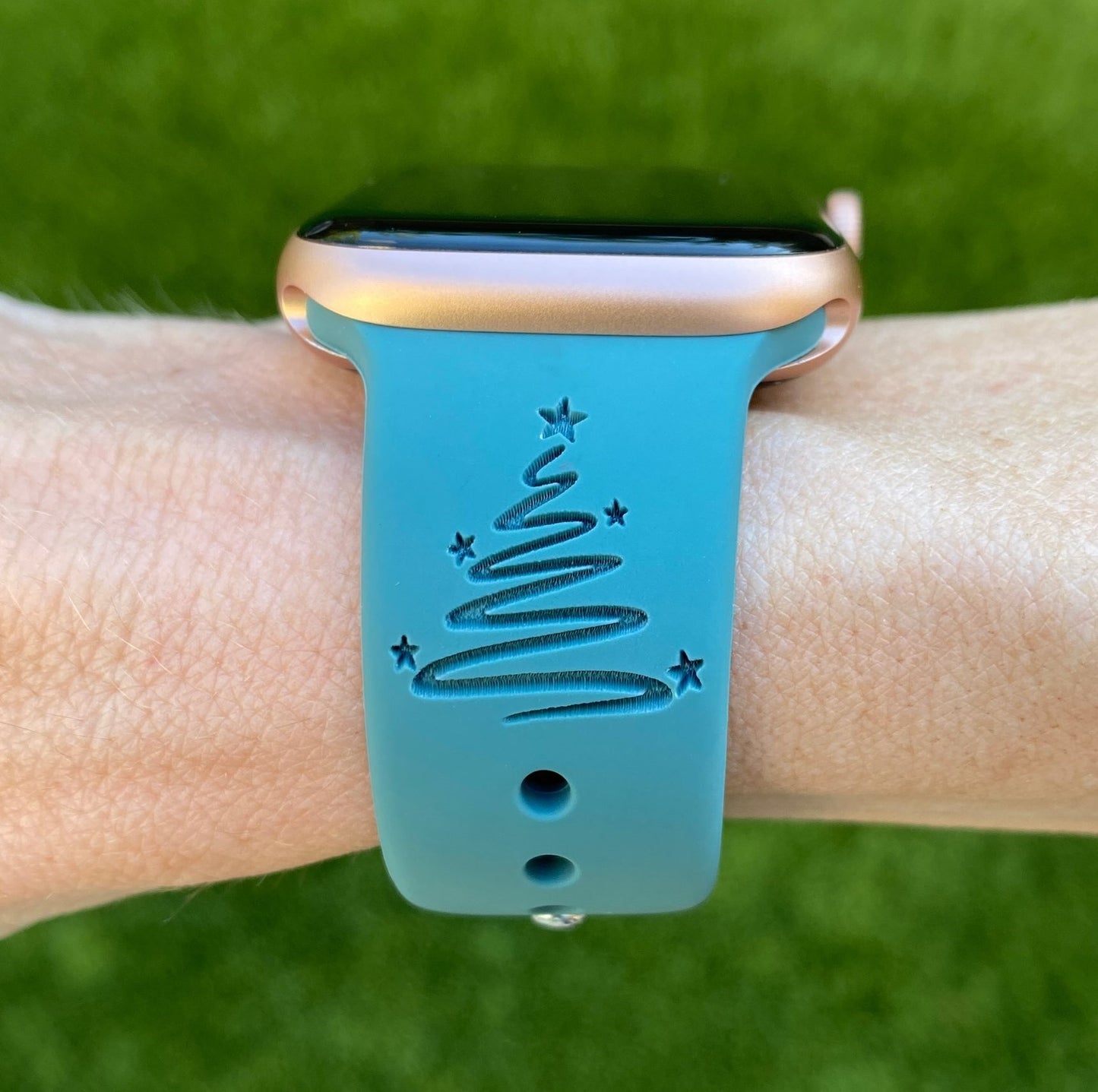 Merry and Bright Christmas Watch Band For Apple Watch