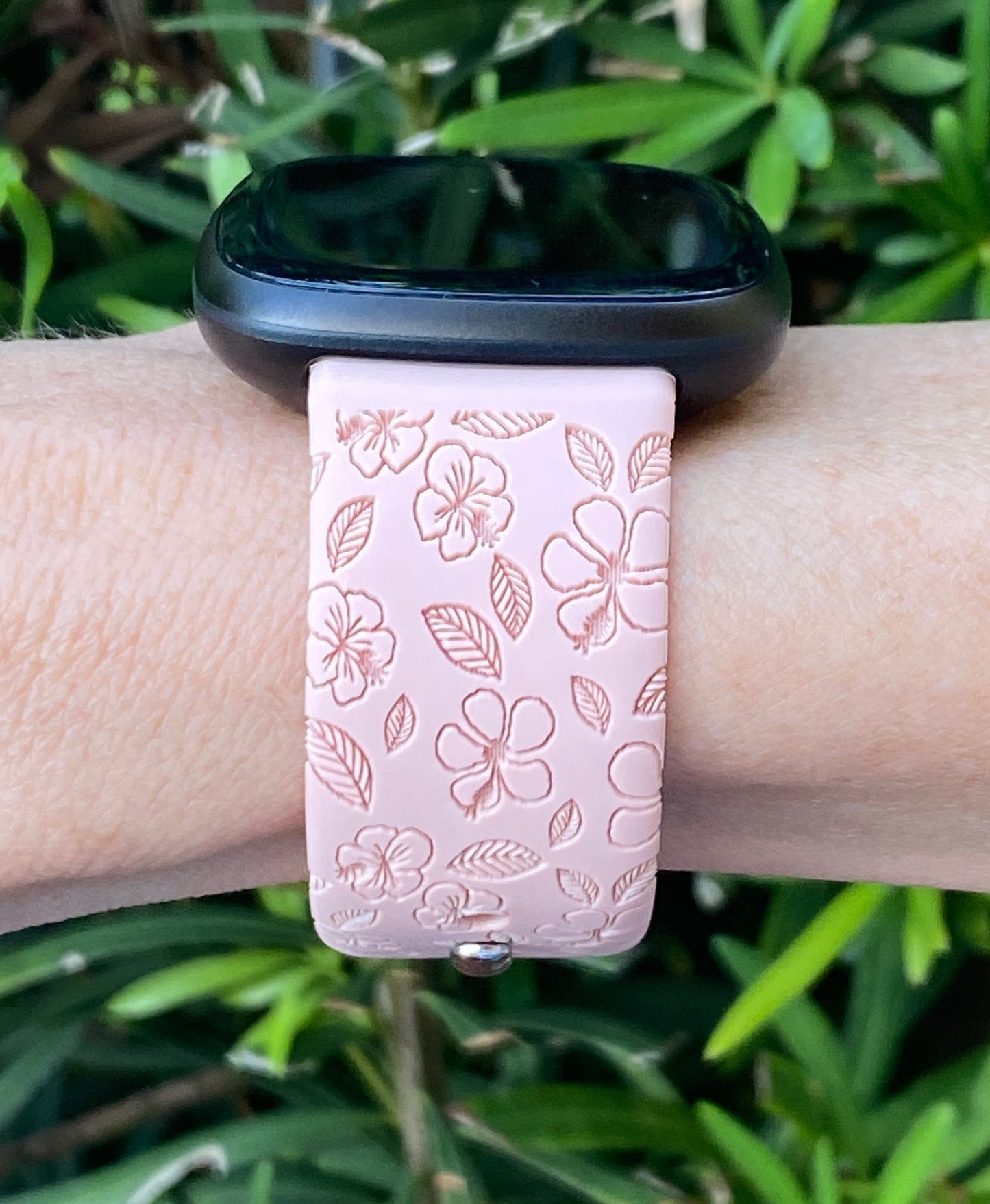 Hibiscus Fitbit Versa 3/Versa 4/Sense/Sense 2 Watch Band