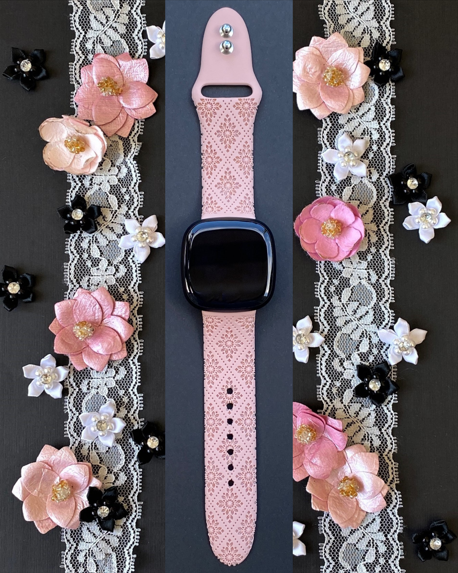Wildflower and Bees Apple Watch Band