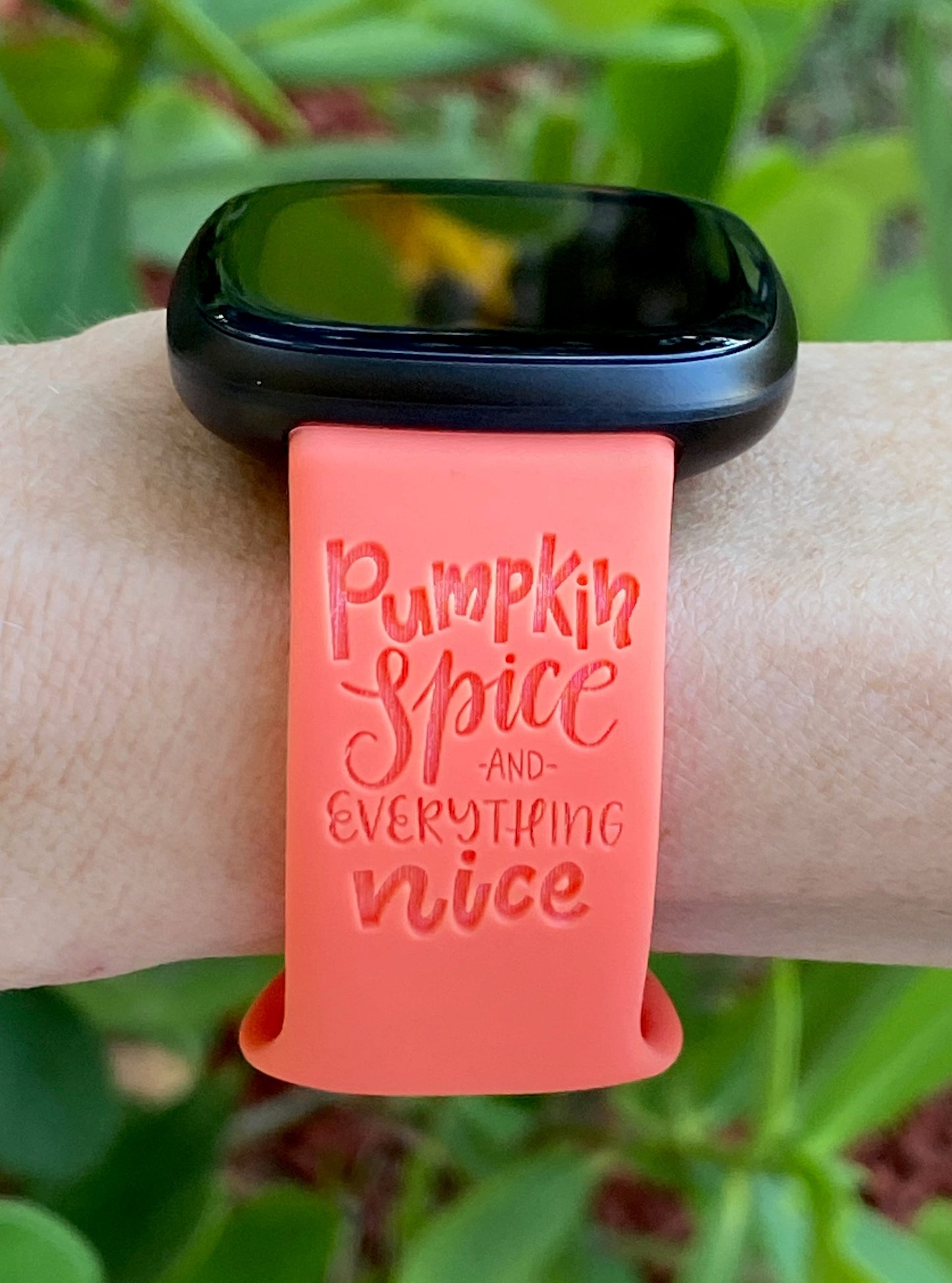 Pumpkin Spice Fitbit Versa 3/Versa 4/Sense/Sense 2 Watch Band