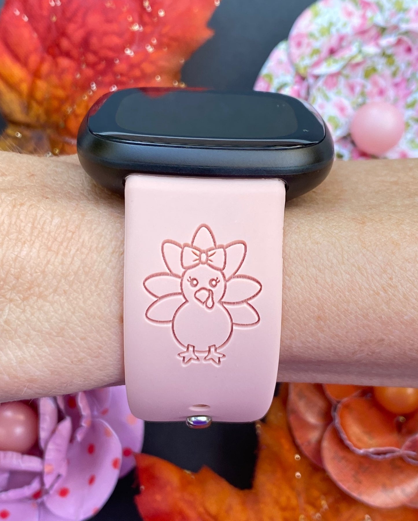 Turkey Fall Fitbit Versa 3/Versa 4/Sense/Sense 2 Watch Band