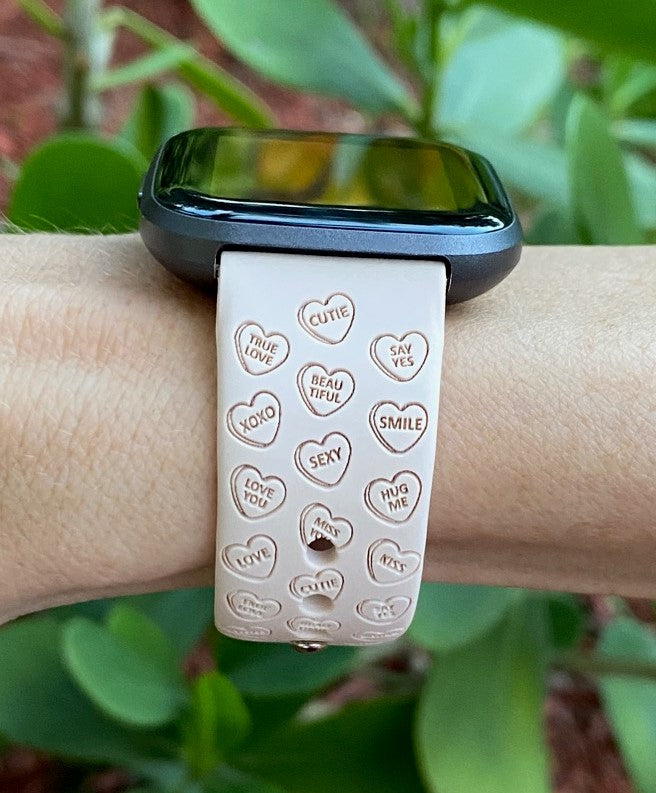 Candy Hearts Fitbit Versa 1/2 Watch Band