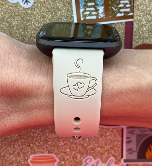 Coffee Lover Fitbit Versa 1/2 Watch Band