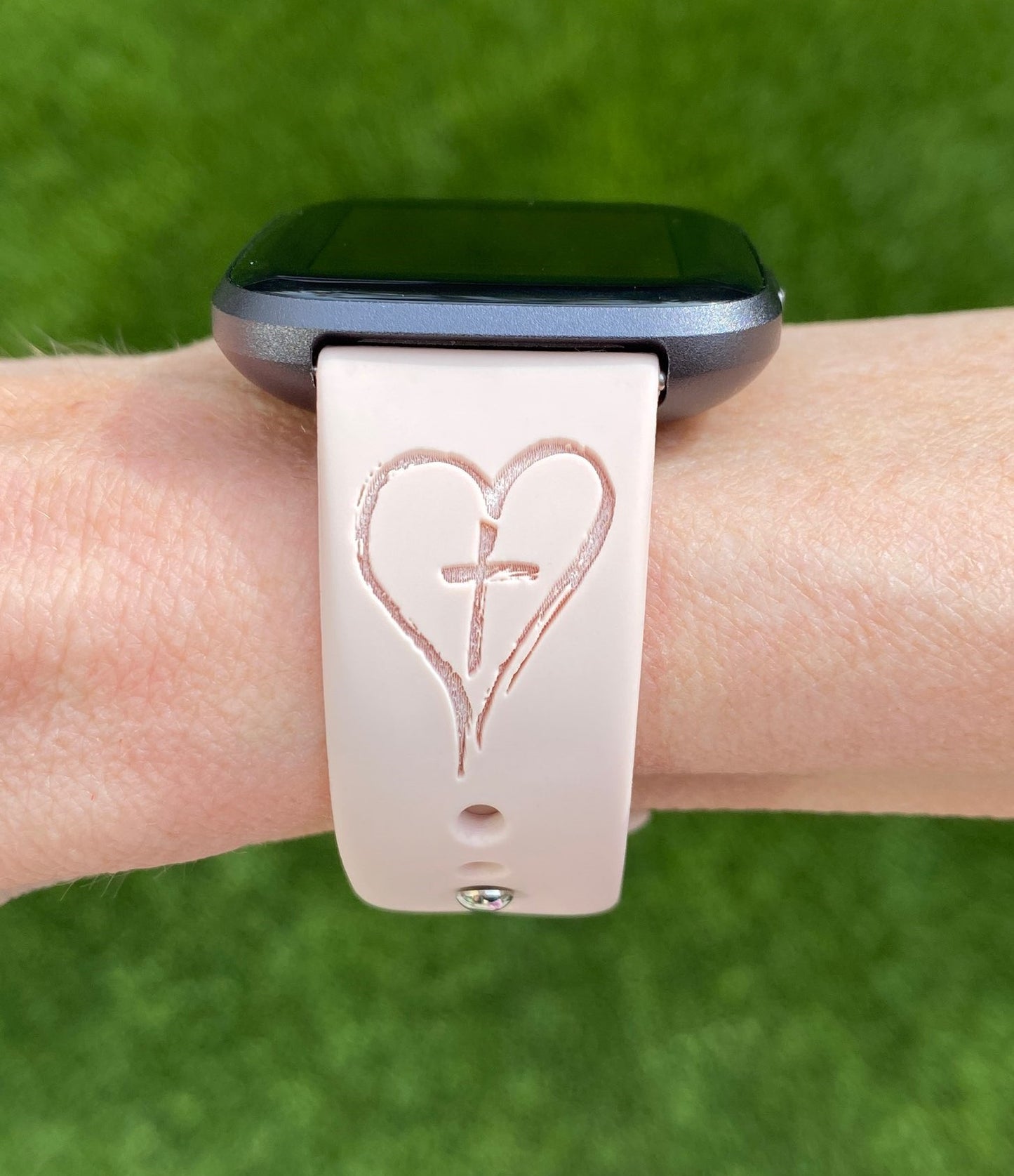 Cross and Verse Fitbit Versa 1/2 Watch Band