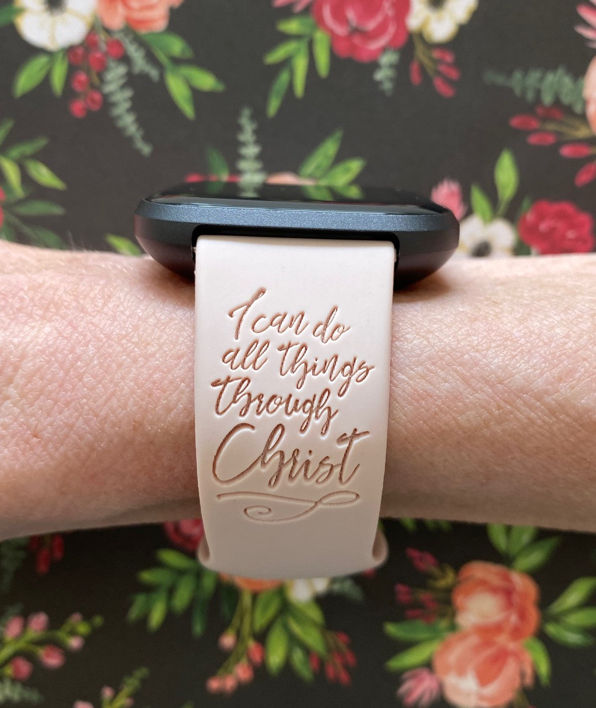 Cross and Verse Fitbit Versa 1/2 Watch Band
