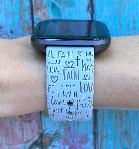 Faith Fitbit Versa 1/2 Watch Band