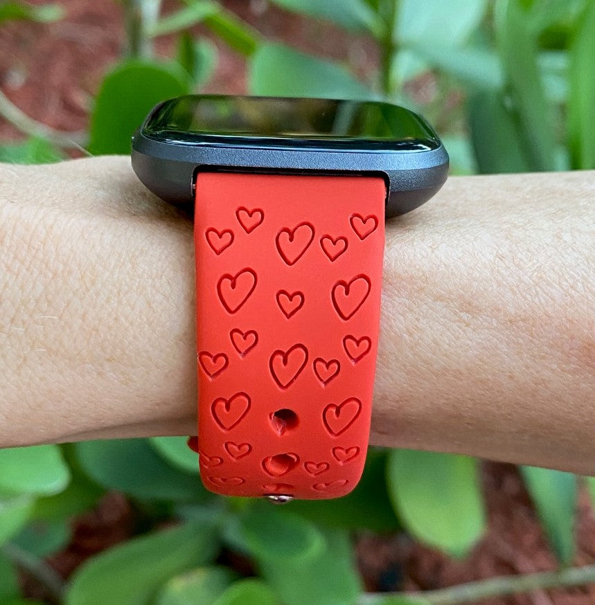 Hearts Fitbit Versa 1/2 Watch Band