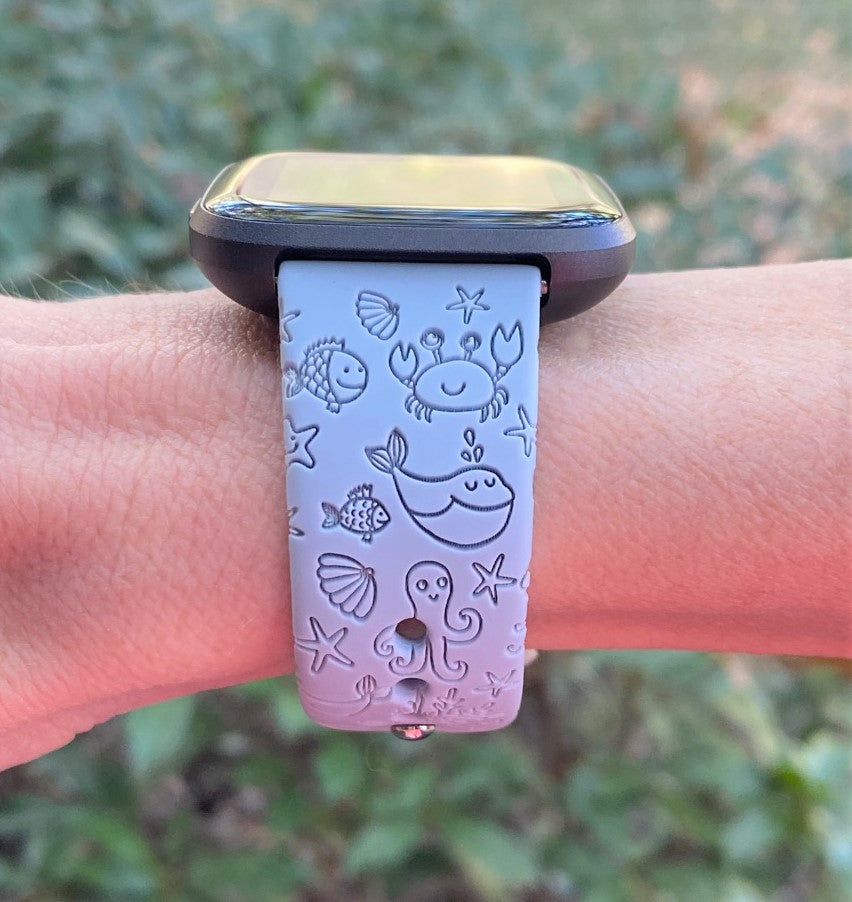 Ocean Life Fitbit Versa 1/2 Watch Band