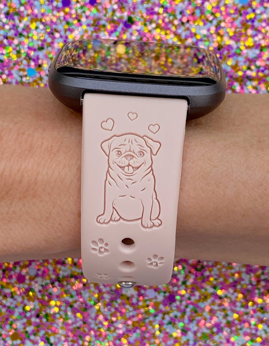 Pug Fitbit Versa 1/Versa 2 Watch Band